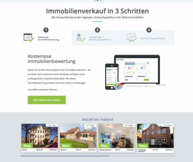 Unterseite Immobilie verkaufen - CHILICON IT SOLUTIONS | Webentwicklung Berlin